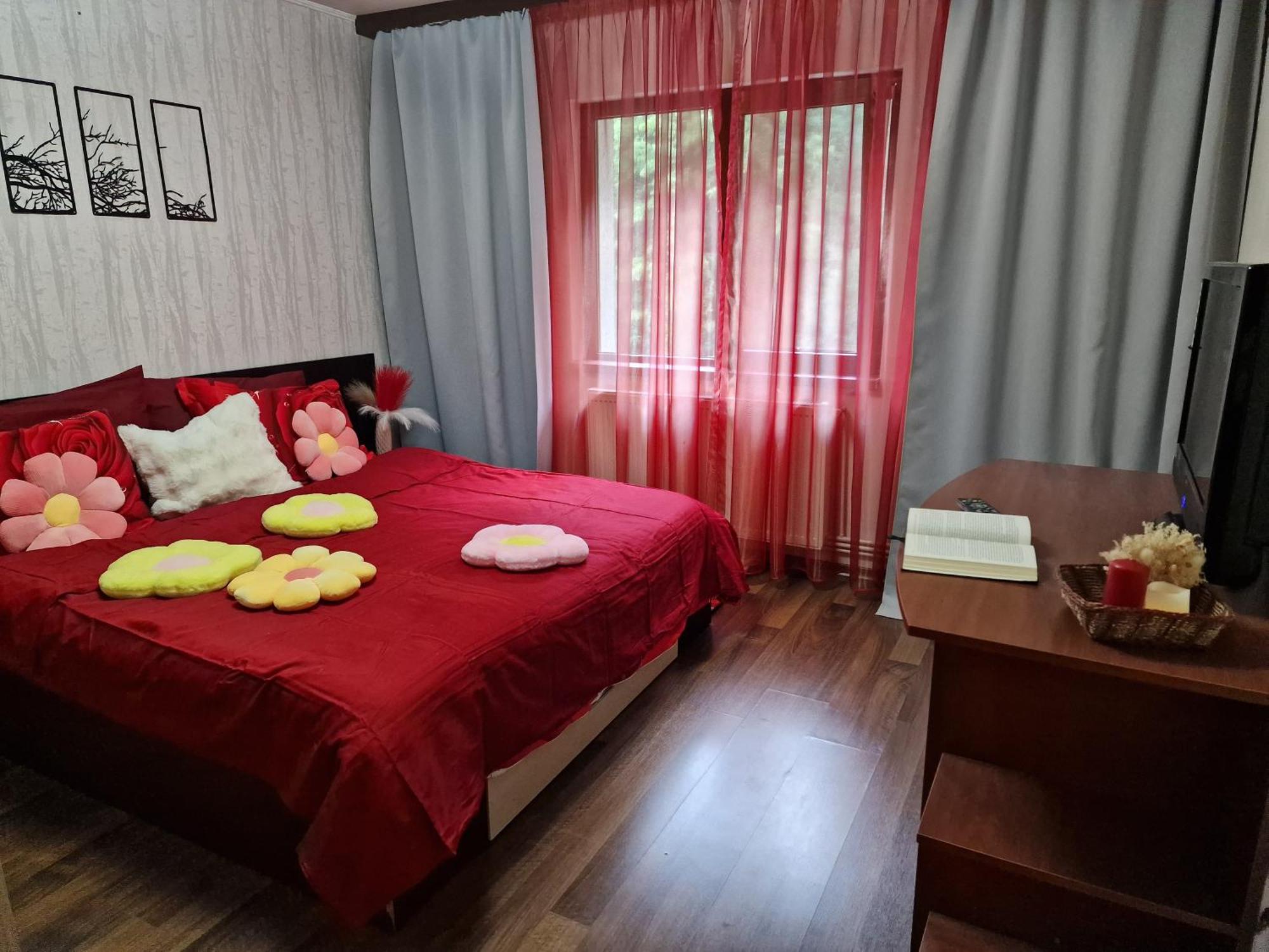 Apartament Red & Yellow 슬래닉몰도바 객실 사진